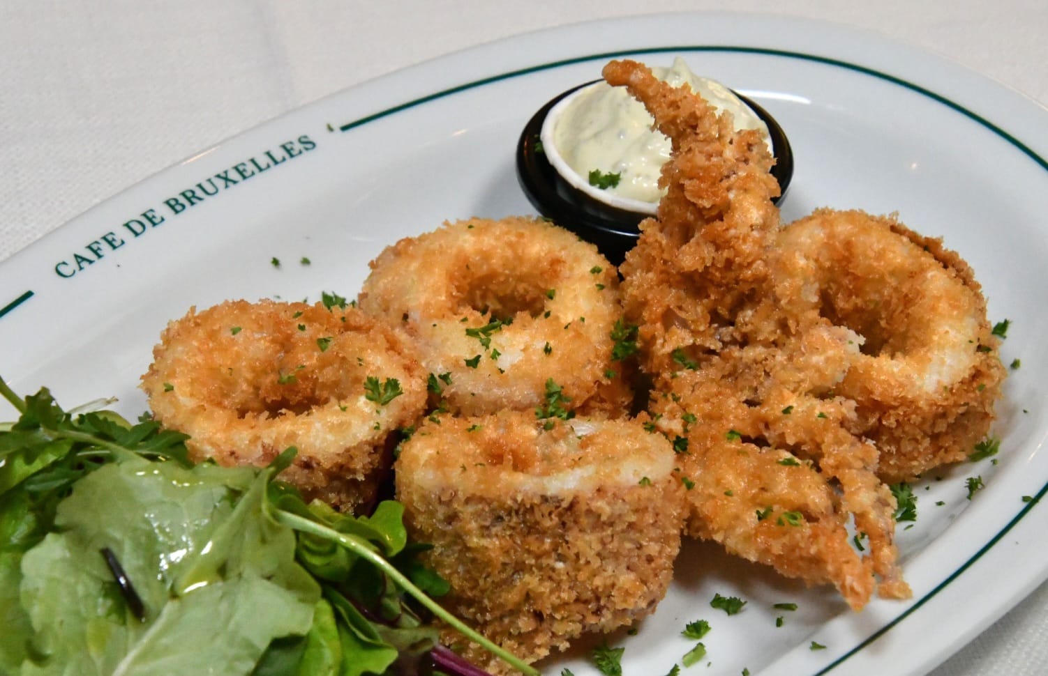 Calamars frits.